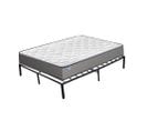 Ensemble Matelas à Ressorts 140x190 cm Epaisseur 20 Cm + Cadre De Lit En Métal