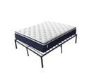 Ensemble Matelas à Ressorts 140x190 épaisseur 25 Cm + Cadre De Lit En Métal