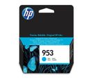 Cartouche D'encre Cyan Hp 953 - Authentique Pour Hp Officejet Pro 8710/8715/8720 (f6u12ae)