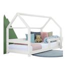 Lit Cabane Tery Blanc 90x200cm