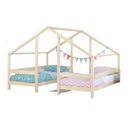 Lit Cabane 2 Couchages Villy Verni 90x160cm - Bois