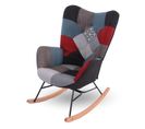 Fauteuil à Bascule Allaitement Scandinave 68x84x99.5