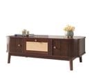 Table Basse 100 Cm Marron Avec 1 Tiroir