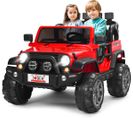 Voiture 4x4 Électrique 12v Pour Enfants 3+ Ans, Avec 2 Places, Télécommande 2.4g, Suspension À Ress