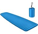 Matelas De Camping Gonflable De 7,5 Cm D'épaisseur, Charge 100kg, 197 X 63 X 7,5 Cm, Bleu