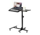 Table de Lit pour Ordinateur Portable Hauteur Réglable Support Pliable Bureau PC Noir