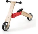 Trottinette Convertible Pour Enfants, 2 En 1 Trottinette Avec Siège Amovible,rouge