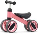 Vélo D'équilibre Pour Bébé De 1 à 2 Ans, Vélo Pour Bébé Avec 4 Roues Rose