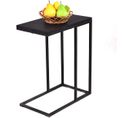 Table D’appoint Table Basse Bouts De Canapé Pour Salon Chambre 28 X 48 X 59 Cm Noire