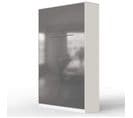 Lit Escamotable +2 Placards V 120x200+(50x2)cm Standard Blanc/anthracite Brillant