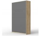 Lit Escamotable +2 Placards V 120x200+(100x2)cm Standard Chêne Sonoma/anthracite