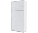 Lenart Armoire Lit Escamotable Vertical 90x200 Cm Blanc Mat Lit Rabattable Lit Mural"consus"