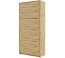 Lenart Armoire Lit Escamotable Vertical 90x200 Cm Chêne Artisan Lit Rabattable Lit Mural"consus"