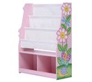 Etagère De Rangement Enfant Fille En Bois Magic Garden Rose