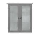 Placard Mural De Salle De Bain Armoire De Rangement Gris Connor