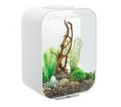 Aquarium Décoratif 15l Avec Cadre Blanc - Life 15 Mcr White