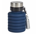 Gourde Pliable Et Mini Lampe De Poche 470ml Bleu