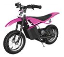 Moto Cross Electrique Enfant Dirt Rocket Mx125 Rose