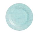 Assiette Plate Turquoise 25 Cm