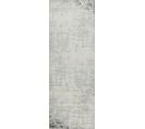 Tapis Couloir Abstrait Moderne Blanc/gris 80x220