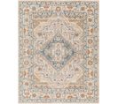 Tapis Vintage Lavable En Machine Beige/bleu 160x213