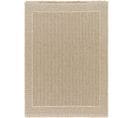 Tapis D'extérieur/intérieur Aspect Jute Beige/noir 120x170