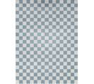 Tapis Scandinave à Carreaux Lavable En Machine Bleu 160x213