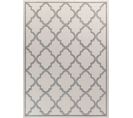 Tapis Oriental Marocain - Blanc Et Gris - 120x170cm