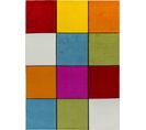 Tapis Scandinave à Carreaux - Multicolore - 200x275cm