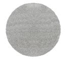 Tapis Rond Shaggy Moderne Gris Ø 120