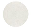 Tapis Rond Shaggy Moderne Blanc Ø 160