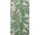 Tapis D'extérieur/intérieur Ivoire/vert 80x150