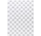 Tapis Shaggy Moderne Ivoire/gris Clair 160x220