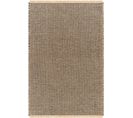 Tapis Bohème En Jute Marron Clair/noir 160x213