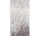 Tapis De Couloir Abstrait Moderne Gris/blanc 80x220