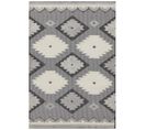 Tapis Tissé Plat Fully Trial En Polypropylène - Gris Anthracite - 120x170 Cm