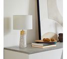 Lampe à poser terrazzo H.45 cm UZARK Blanche