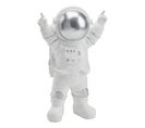 Statue astronaute H. 24 cm ULLAN Gris