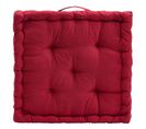 Coussin de sol 40x40 cm ZENITH Rouge