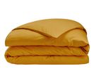 Housse de couette 140x200 cm DREAMEA PERCALE OCRE