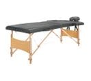 Table De Massage Avec 2 Zones Cadre En Bois 186 X 68 Cm Gris Anthracite02_0001800