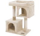 Arbre à Chat Colonne En Sisal Pour Aiguiser Les Griffes 2 Niches Luxueuses Maison De Jeu Meubles Po