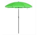 Parasol De Jardin Diamètre 2 M Ombrelle Protection Upf 50+ Inclinable Portable Résistant Au Vent Ba