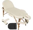 Table De Massage 3 Zones Pliante 10 Cm D’épaisseur Beige 2008129