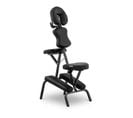 Chaise De Massage Acier Pliante Revêtement Pvc Capacité 130 Kg Avec Sac Couleur Noire 14_0000884