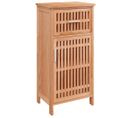 Armoire De Salle De Bain 42 X 29 X 82 Cm Bois Massif De Noyer