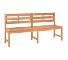 Banc De Jardin Meuble De Patio D'extérieur Terrasse 180 Cm Bois De Teck Solide 02_0011271