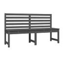 Banc De Jardin Meuble De Patio D'extérieur Terrasse Gris 157,5 Cm Bois Massif De Pin 02_0011730