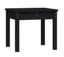 Banc De Jardin Meuble De Patio D'extérieur Terrasse 50 X 44 X 45 Cm Bois Massif De Pin Noir 02_0011