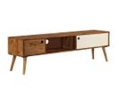 Meuble Télé Buffet TV Télévision Design Pratique 140 Cm Bois Solide De Sesham 2502071/2